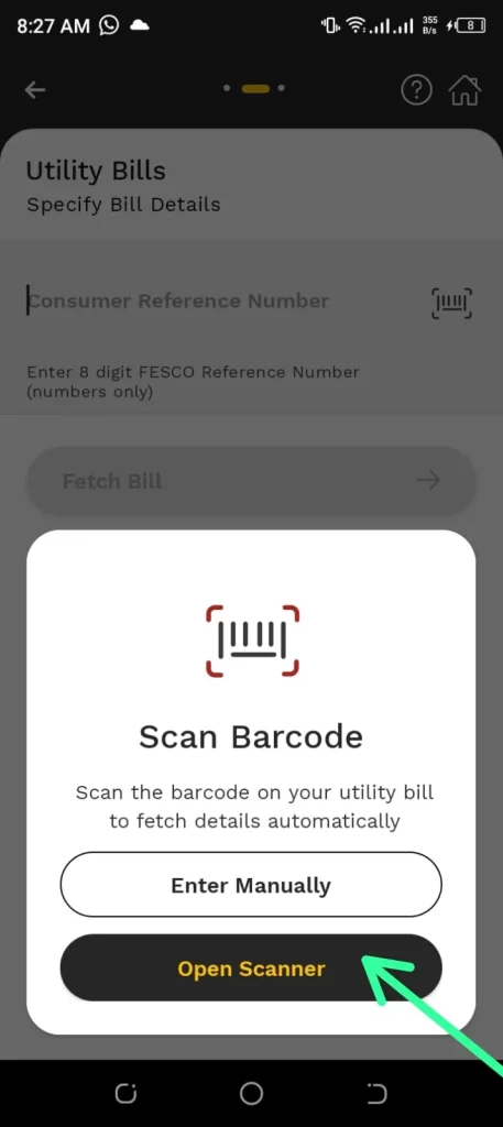 FESCO bill online payment via Jazzcash