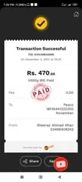 FESCO bill online payment via Jazzcash